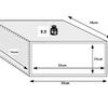 Cofre Decora Embutir Parede WE-3618